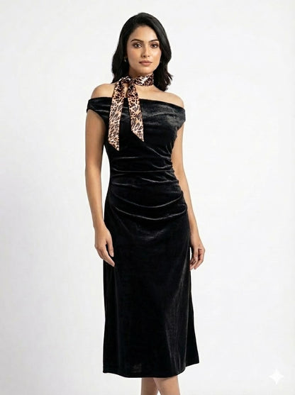 Off Shoulder Long Dress